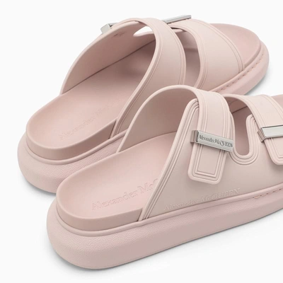 Shop Alexander Mcqueen Tea Rose Hybrid Sandals In Pink