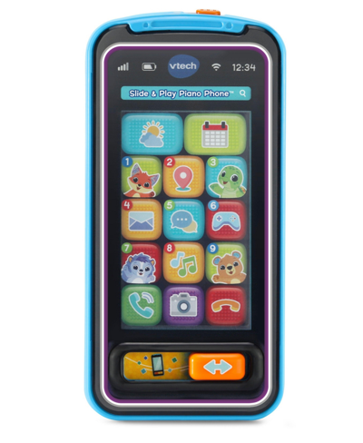 Shop Vtech Slide Play Piano Phone In Multicolor