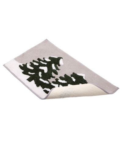 Avanti Winter Tree Bath Rug, 20" X 32" In Gray