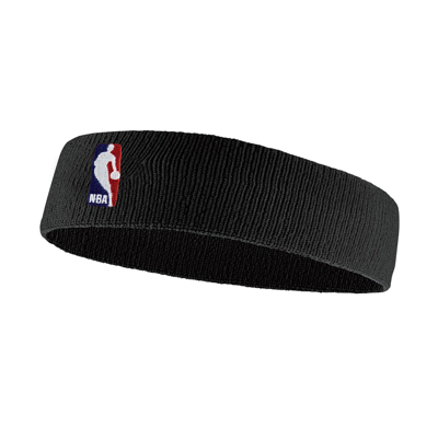 Shop Nike Black Nba Headband In Black,blac