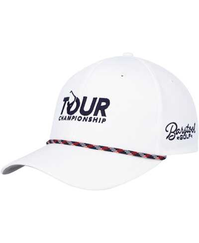 Barstool Golf White Tour Championship Rope Adjustable Hat In White