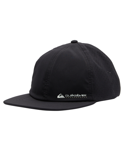Shop Quiksilver Men's St Comp Strapback Cap In Black