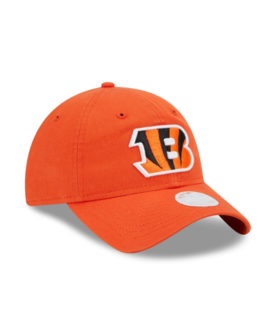Shop New Era Women's  Orange Cincinnati Bengals Core Classic 2.0 9twenty Adjustable Hat