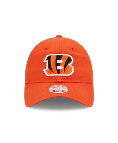 Shop New Era Women's  Orange Cincinnati Bengals Core Classic 2.0 9twenty Adjustable Hat