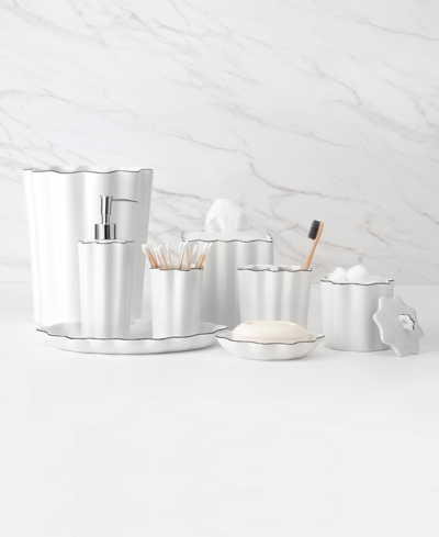 Cassadecor Mare Tumbler In White With Black Trim
