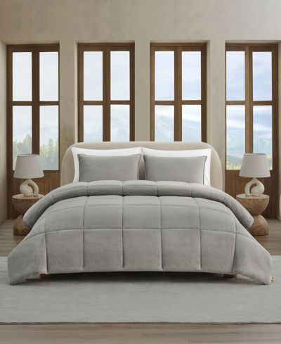 Shop Ugg Basia 3-pc. Comforter Set, Full/queen In Grey