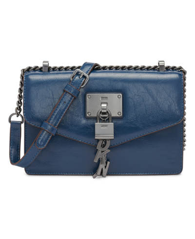 Shop Dkny Elissa Small Shoulder Bag In Light Midnight