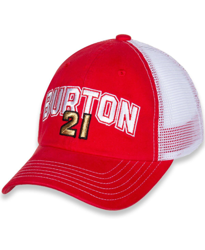 Checkered Flag Sports Women's Checkered Flag Red, White Bubba Wallace Name And Number Adjustable Hat In Red,white