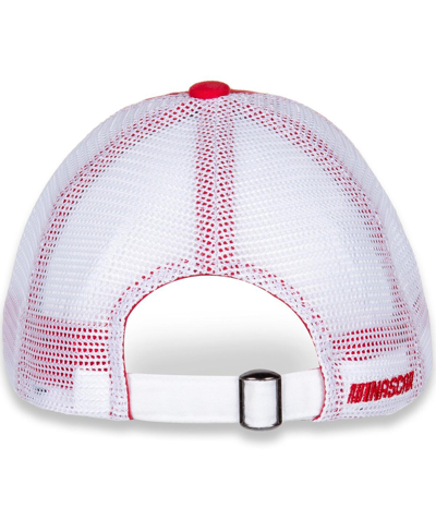 Checkered Flag Sports Women's Checkered Flag Red, White Bubba Wallace Name And Number Adjustable Hat In Red,white