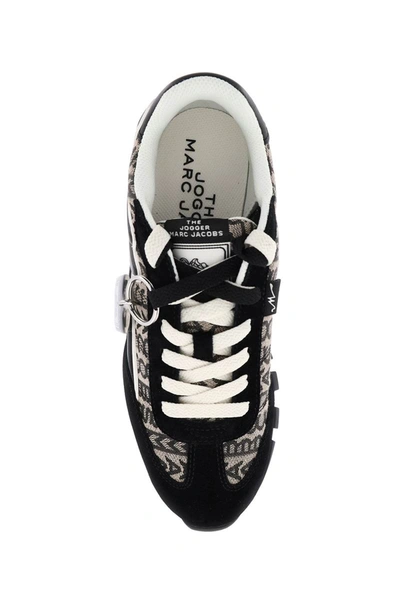 Shop Marc Jacobs The Jogger Sneakers In Black