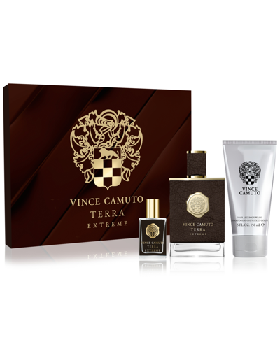 Vince Camuto Men's 3-pc. Terra Extreme Eau De Parfum Gift Set In No Color