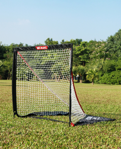 Net Playz Backyard Lacrosse Goal, Kids Backyard Training, Practice Exercise Portable Lacrosse Net, Equipment G In Black