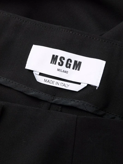 Shop Msgm Pants In Black
