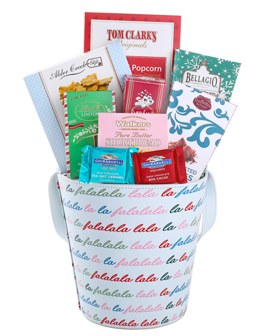 Shop Alder Creek Gift Baskets Holiday Fa-la-la Gift Pail, 7 Piece In No Color