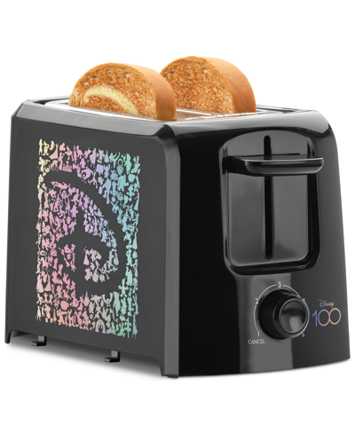 Shop Disney 100 Stainless Steel Two-slice Wide-slot Toaster In Black
