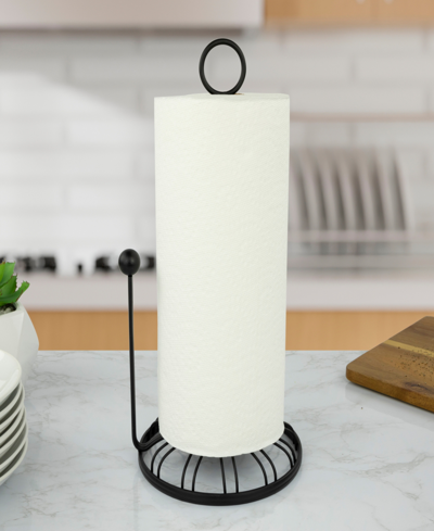 Spectrum Diversified Contempo Paper Towel Holder In Black