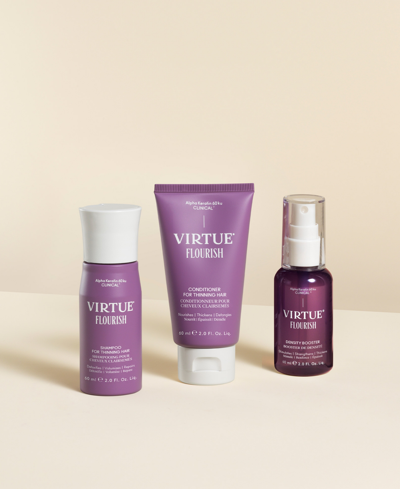Virtue 3-pc. Trial-size Hair Rejuvenation Treatment Set In No Color