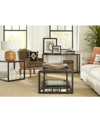 Macy's Ellis Living Room Collection In Black Ink