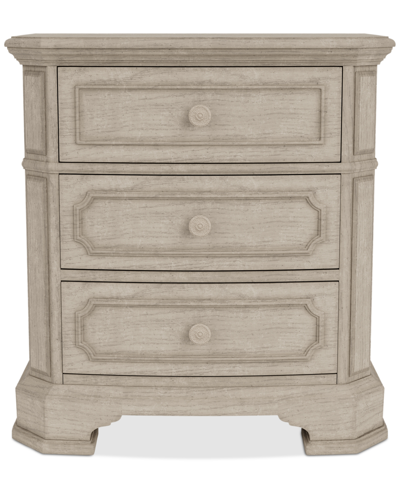 Macy's Kensington 3 Drawer Nightstand In No Color