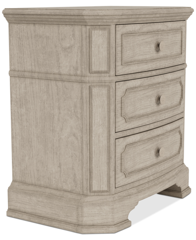Macy's Kensington 3 Drawer Nightstand In No Color