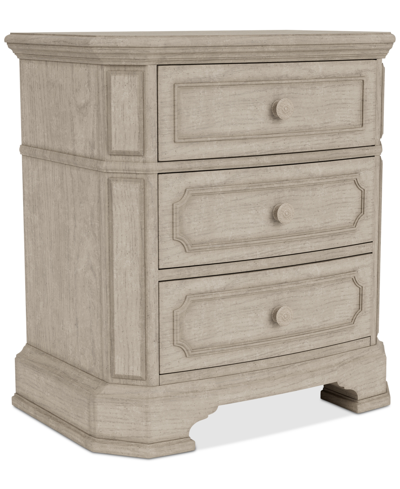 Macy's Kensington 3 Drawer Nightstand In No Color