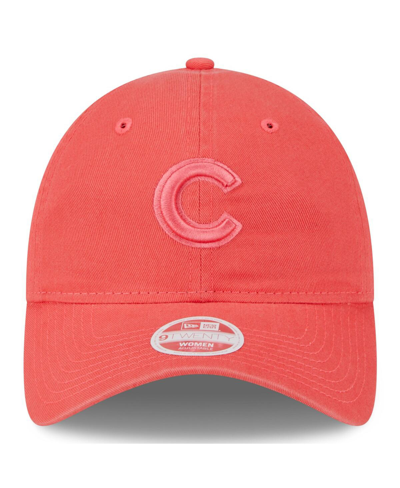 Shop New Era Women's  Red Chicago Cubs Lava Core Classic 9twenty Snapback Hat