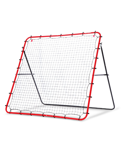 Net Playz Soccer Rebounder, Soccer Gifts, Kids Teens Football Games, Kick Back Practice Net For Skill Training In Red