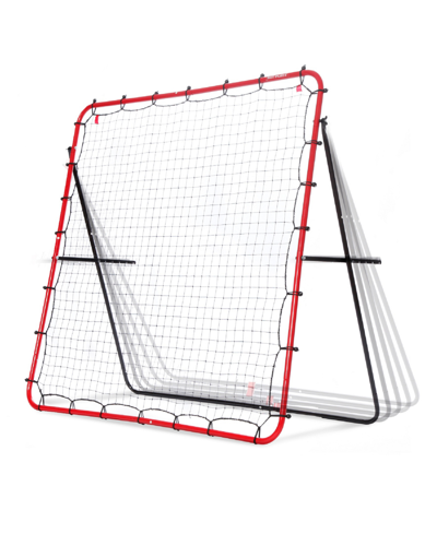 Net Playz Soccer Rebounder, Soccer Gifts, Kids Teens Football Games, Kick Back Practice Net For Skill Training In Red