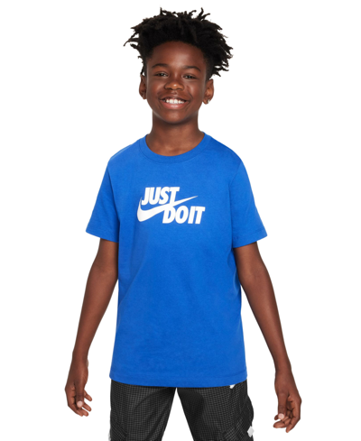 Shop Nike Big Kids Sportswear Graphic T-shirt In Game Royal