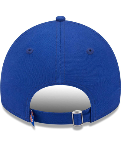 Shop New Era Women's  Blue New York Knicks Leaves 9twenty Adjustable Hat