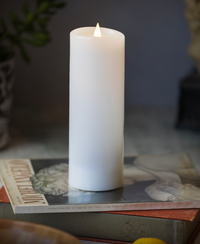 Shop Seasonal Classic Motion Flameless Candle 4 X 10 In White