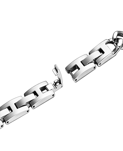 Posh Tech Unisex Skinny Nikki Stainless Steel Chain-link Band For Apple Watch Size- 42mm, 44mm, 45mm, 49mm In Silver
