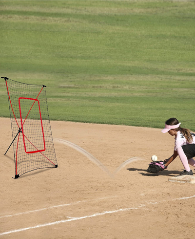 Net Playz Baseball Net, Kids Training Net, Pitch Back, Fielding Practice, Rebound, Throwing Return Exercise, Y In Black