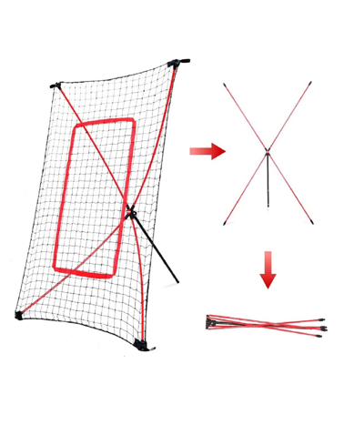 Net Playz Baseball Net, Kids Training Net, Pitch Back, Fielding Practice, Rebound, Throwing Return Exercise, Y In Black