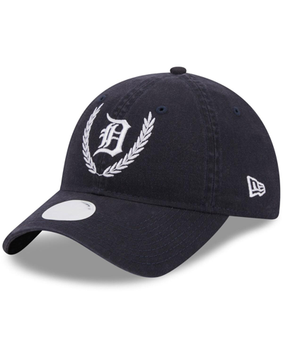 Shop New Era Women's  Navy Detroit Tigers Leaves 9twenty Adjustable Hat