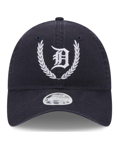 Shop New Era Women's  Navy Detroit Tigers Leaves 9twenty Adjustable Hat