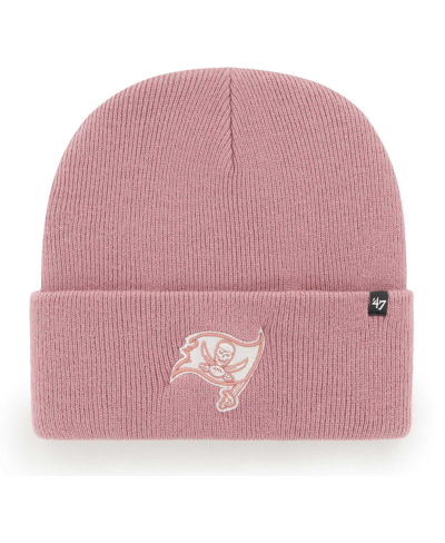 Shop 47 Brand Women's ' Pink Tampa Bay Buccaneers Haymaker Cuffed Knit Hat
