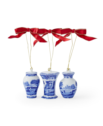 Shop Spode Blue Italian Mini Urn Ornaments, Set Of 3