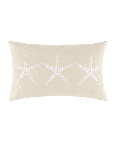 Greenland Home Fashions Atlantis Embellished Decorative Pillow Set, 12" X 20" & 18" X 18" In Jade