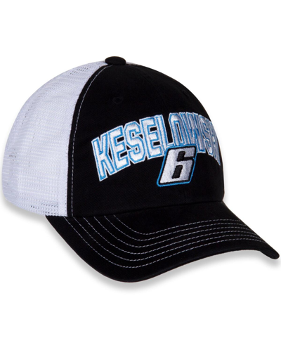 Checkered Flag Sports Women's  Black, White Name And Number Adjustable Hat In Black,white