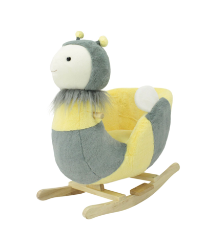 Shop Soft Landing Joyrides Bee Sit-in Character Rocker In Yellow