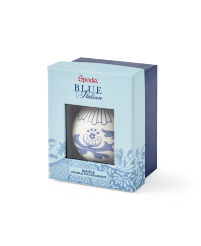 Spode Blue Italian Baubles, Set Of 3 In Blue