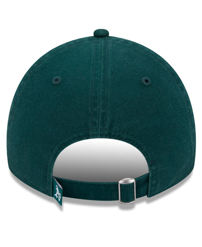 Shop New Era Women's  Green Oakland Athletics Leaves 9twenty Adjustable Hat