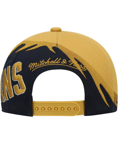 Mitchell & Ness Big Boys And Girls  Gold, Navy New York Titans Gridiron Classic Spiral Snapback Hat In Gold,navy