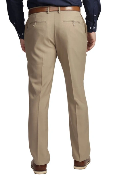 Tailorbyrd Straight Leg Dress Pants In Tan