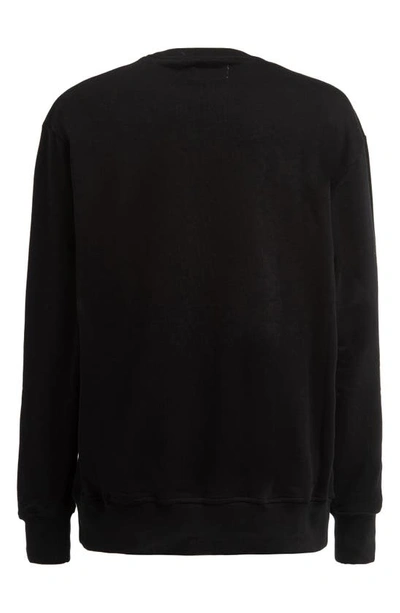 Shop Cat Wwr Destructured Logo Sweatshirt In Black