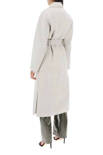 Shop Ivy & Oak Ivy Oak Celia Wrap Coat In Grey