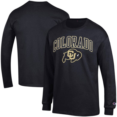 Shop Champion Black Colorado Buffaloes Arch Over Logo Long Sleeve T-shirt