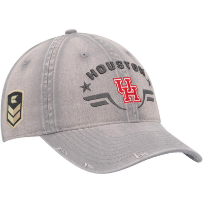 Shop Colosseum Gray Houston Cougars Operation Hat Trick Tailgate Adjustable Hat