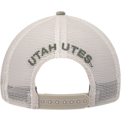 Shop Under Armour Camo Utah Utes Sideline Blitzing Trucker Performance Adjustable Hat